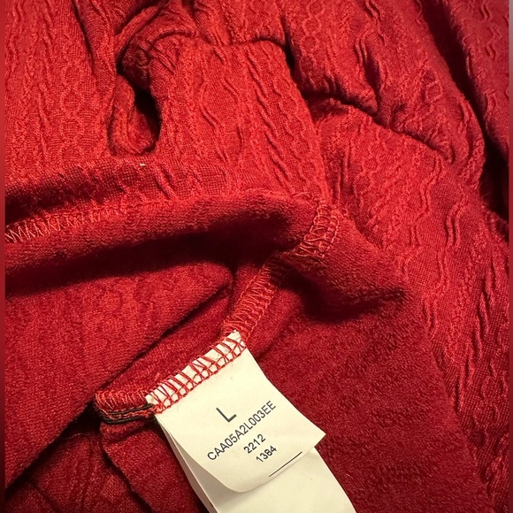 New CUPSHE Knit Dress Round Neck Elastic Waist Ruched SIZE Lg - Picture 9 of 9